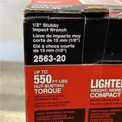 NEW - Milwaukee FUEL 12V Lithium-Ion Brushless Cordless Stubby 1/2 in. Impact Wrench (Tool-Only)