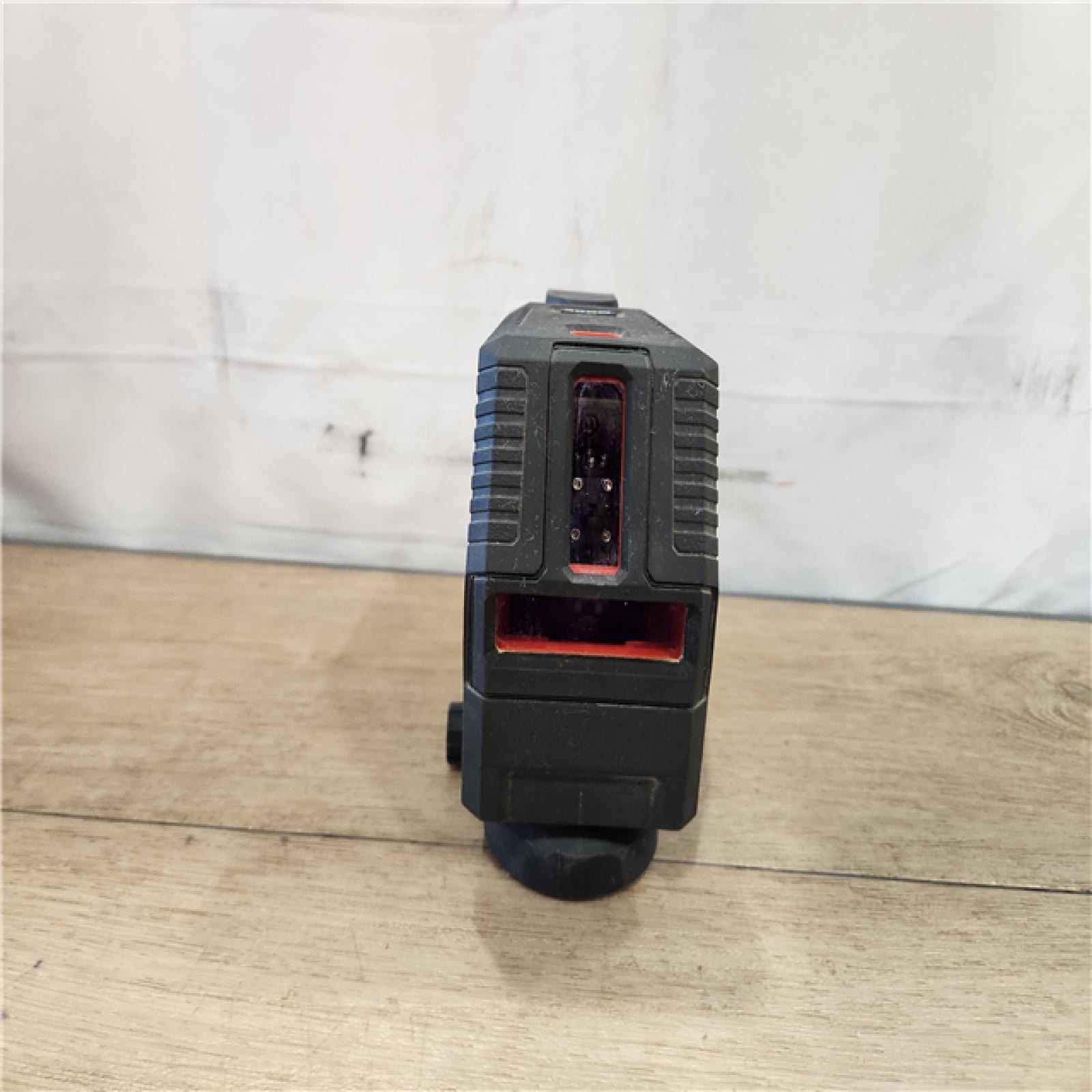 AS-IS- Milwaukee Green 100 ft. Cross Line and Plumb Points Rechargeable Laser Level Kit