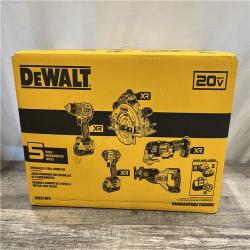 NEW - DEWALT 20V Lithium-Ion Cordless 5-Tool Combo Kit
