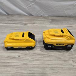 AS-IS DEWALT 20V MAX 6.0Ah and 4.0Ah Battery and Charger Starter Kit