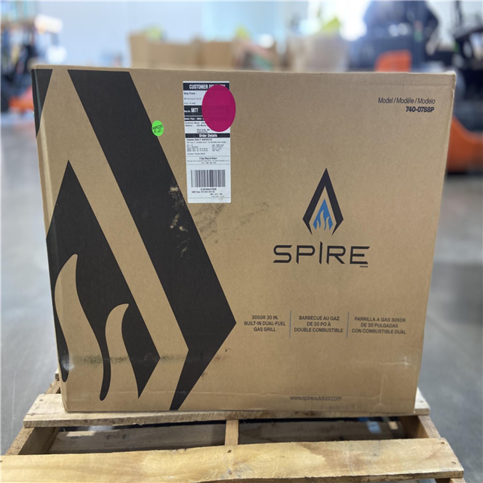 DALLAS LOCATION - SPIRE 5-Burner Built-In Propane Gas Island Grill Head in Stainless Steel with Rear Burner
