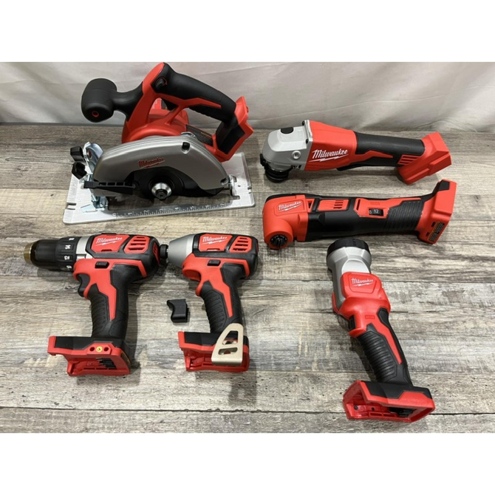 AS-IS Milwaukee 18-Volt Lithium-Ion Cordless (6-Tool) Combo Kit
