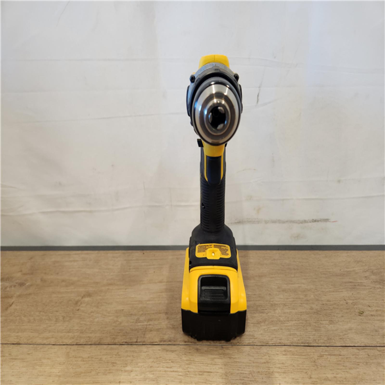 AS-IS- DEWALT ATOMIC 20V Lithium-Ion Cordless 1/2 in. Hammer Drill Kit with 5.0 Ah Battery and Charger