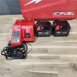 HOUSTON LOCATION - AS-IS MILWAUKEE M18 FUEL 18V Lithium-Ion Brushless Cordless Hammer Drill and Impact Driver Combo Kit (2-Tool) with 2 Batteries
