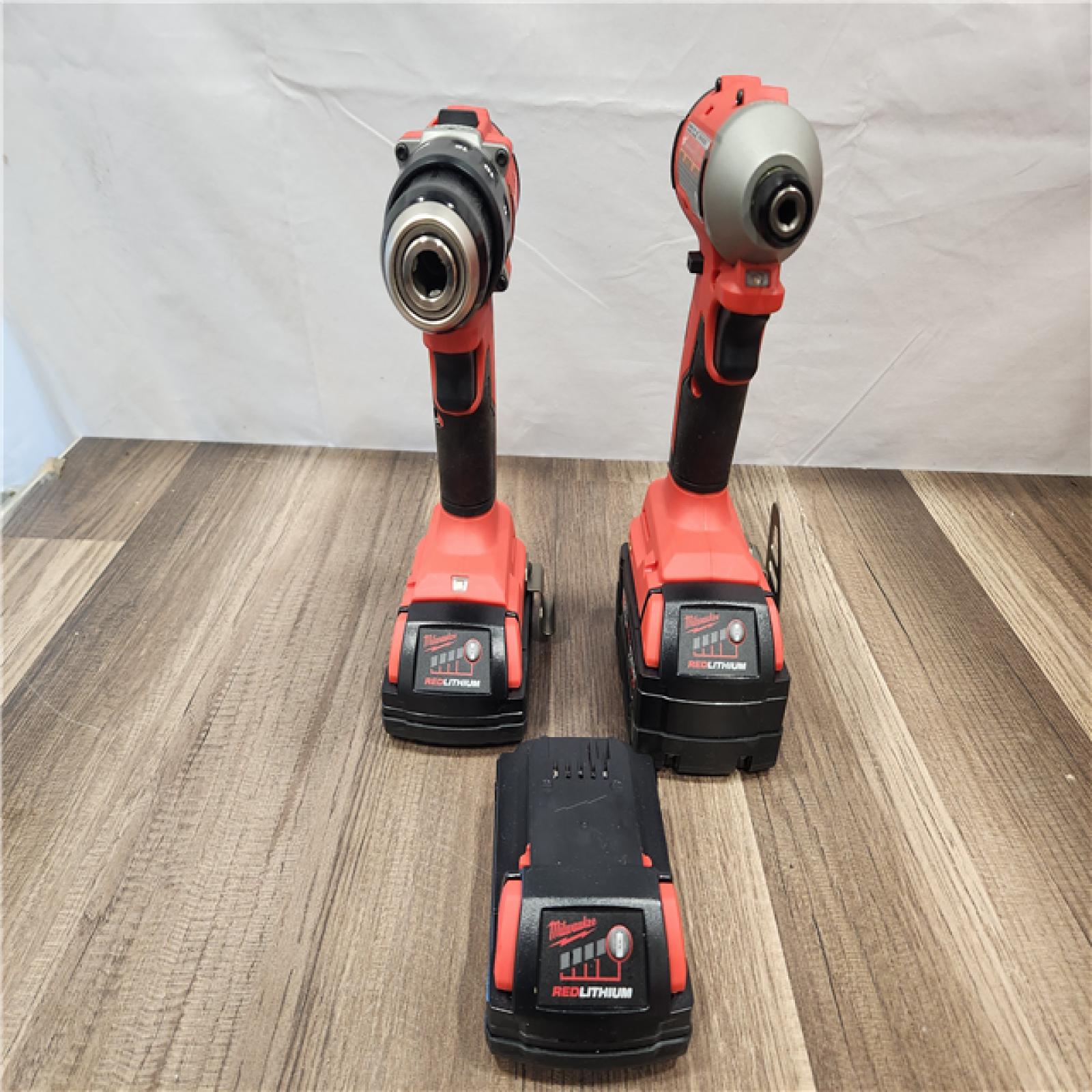 AS-IS- Milwaukee M18 Compact Brushless 2-Tool Combo Kit