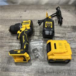 AS-IS DEWALT ATOMIC 20V Lithium-Ion Cordless 1/2 in. Hammer Drill Kit