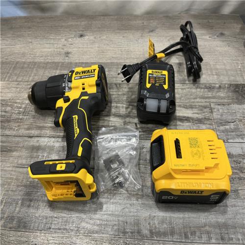 AS-IS DEWALT ATOMIC 20V Lithium-Ion Cordless 1/2 in. Hammer Drill Kit