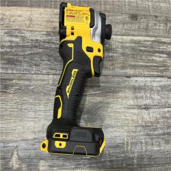 AS-IS DEWALT ATOMIC 20V MAX Lithium-Ion Cordless 1/4 in. Brushless Impact Driver Kit