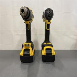 AS-IS - DEWALT 20V MAX XR Hammer Drill and ATOMIC Impact Driver 2 Tool Cordless Combo Kit