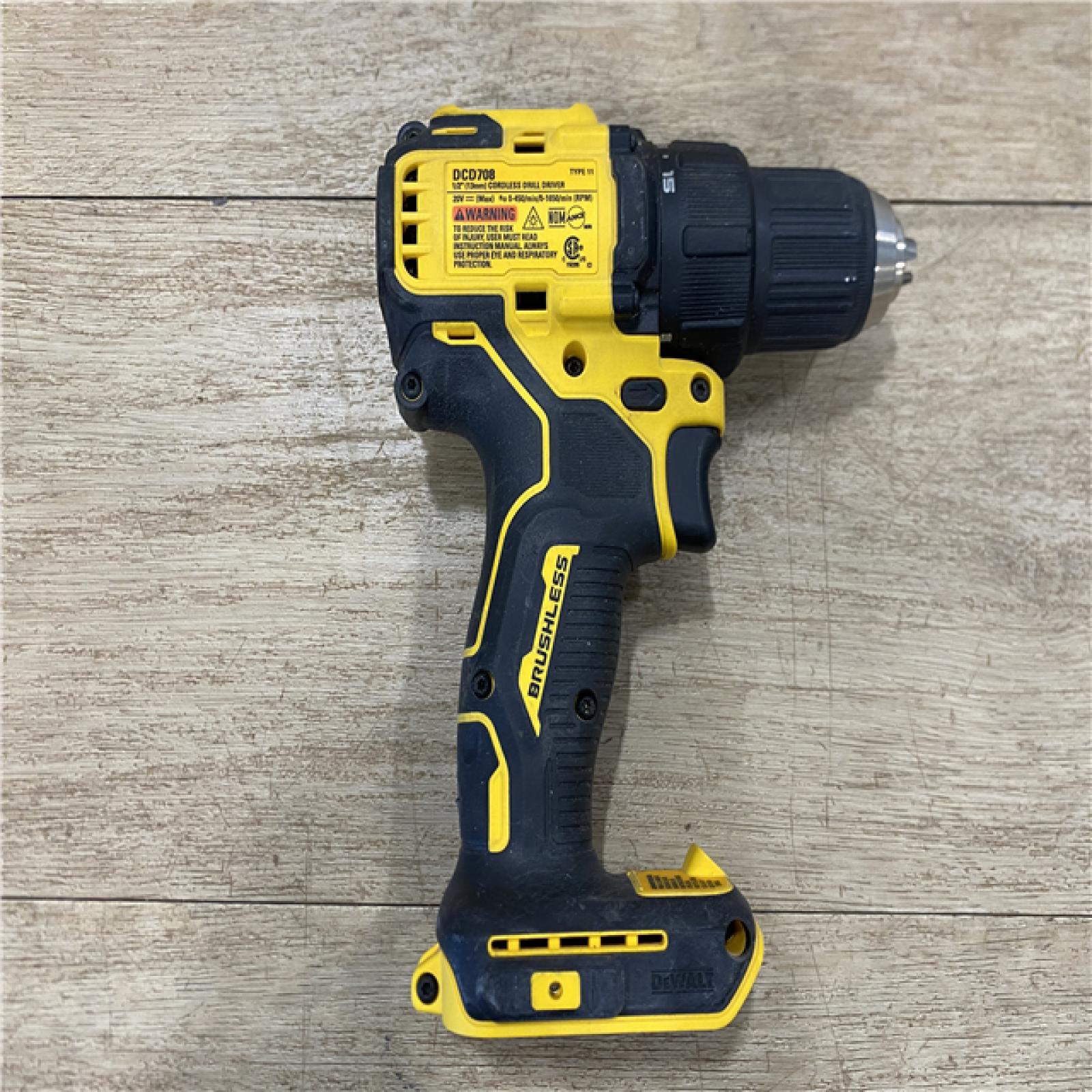 AS-IS Dewalt DCD708 20V Max Brushless Cordless Drill Driver (Tool-Only)