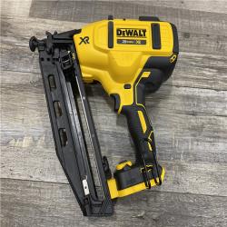 AS-IS DEWALT 20V MAX XR 16-Gauge Electric Cordless Angled Finishing Nailer Kit