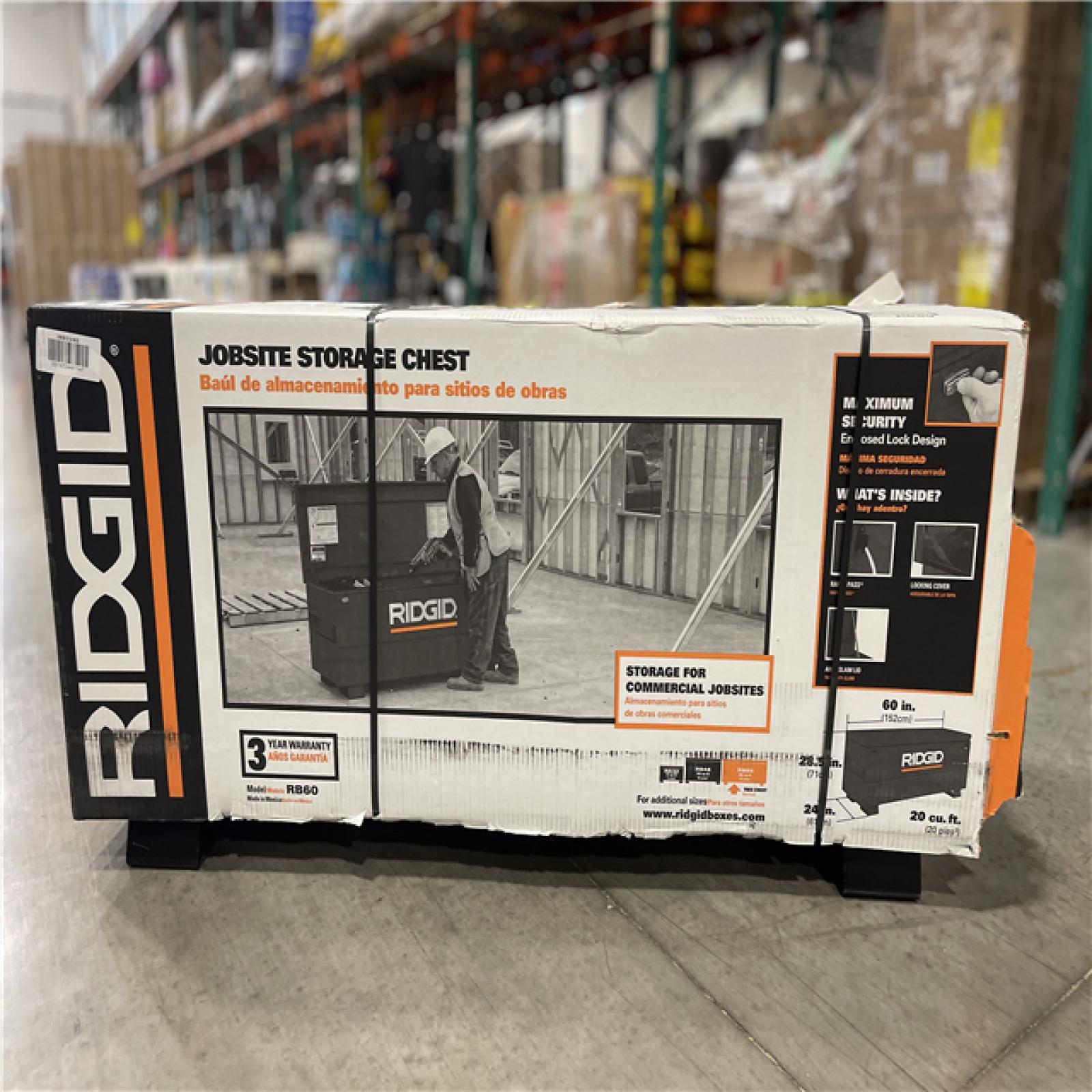 DALLAS LOCATION- RIDGID 60 in. x 24 in. Universal Storage Chest