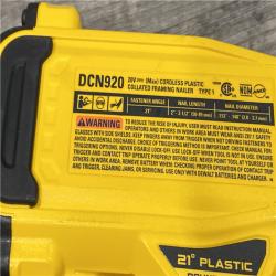 AS-IS DEWALT 20-Volt 21° Cordless Framing Nailer (Tool-Only)