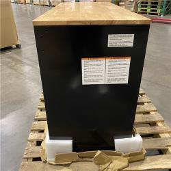 DALLAS LOCATION - Husky Tool Storage 46 in. W x 18 in. D 9-Drawer Mobile Workbench Cabinet in Gloss Black