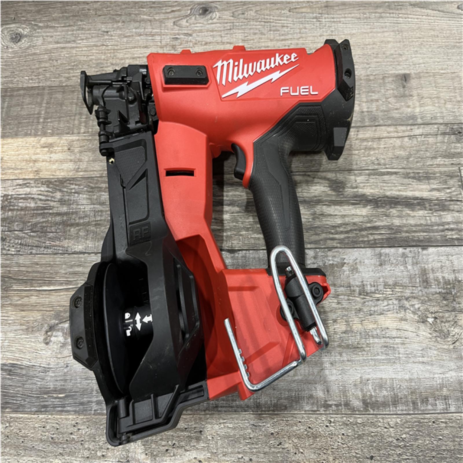 AS-IS Milwaukee FUEL 18-Volt Lithium-Ion Brushless Cordless Coil Roofing Nailer (Tool Only)