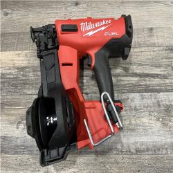 AS-IS Milwaukee FUEL 18-Volt Lithium-Ion Brushless Cordless Coil Roofing Nailer (Tool Only)