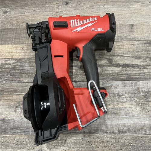 AS-IS Milwaukee FUEL 18-Volt Lithium-Ion Brushless Cordless Coil Roofing Nailer (Tool Only)