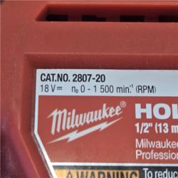 AS-IS Milwaukee FUEL GEN II 18V Cordless 1/2 in. Hole Hawg Right Angle Drill (Tool-Only)