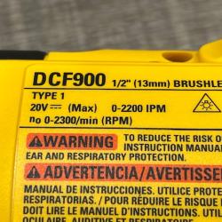 AS-IS DEWALT 20V MAX Cordless 1/2 in. Impact Wrench (Tool Only)
