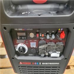CALIFORNIA AA-IS IPOWER 7600-WATT REMOTE ELETRIC START GAS AND PROPANE POWERED INVERTER GENERATOR WITH 322CC