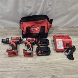 AS-IS Milwaukee 18V Cordless 2-Tool Drill/Driver and Impact Driver Kit