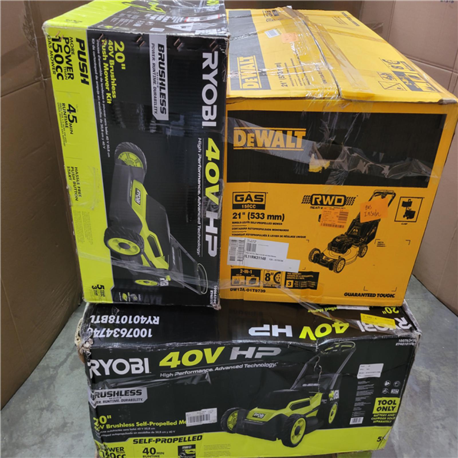 CALIFORNIA AS-IS OUTDOOR POWER EQUIPMENT