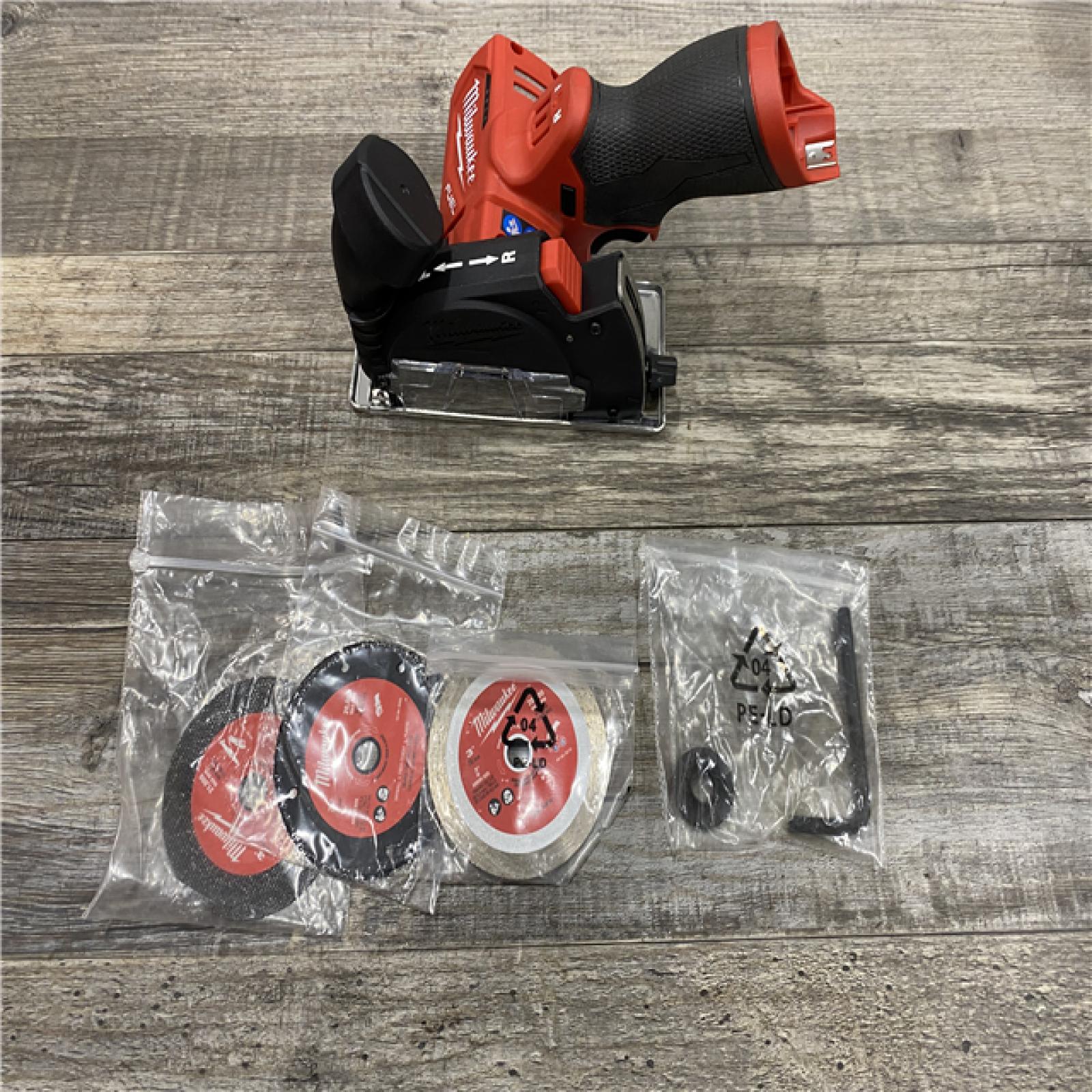 AS-IS Milwaukee FUEL 12V Lithium-Ion Brushless Cordless 3 in. Cut Off Saw (Tool-Only)