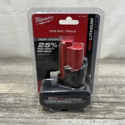 NEW - Milwaukee 12-Volt Lithium-Ion XC High Output 5.0 Ah Battery Pack