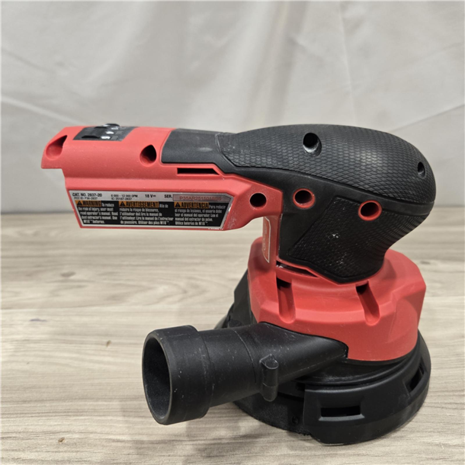 AS-IS Milwaukee M18- FUEL 5 Random Orbital Sander (Tool-Only)