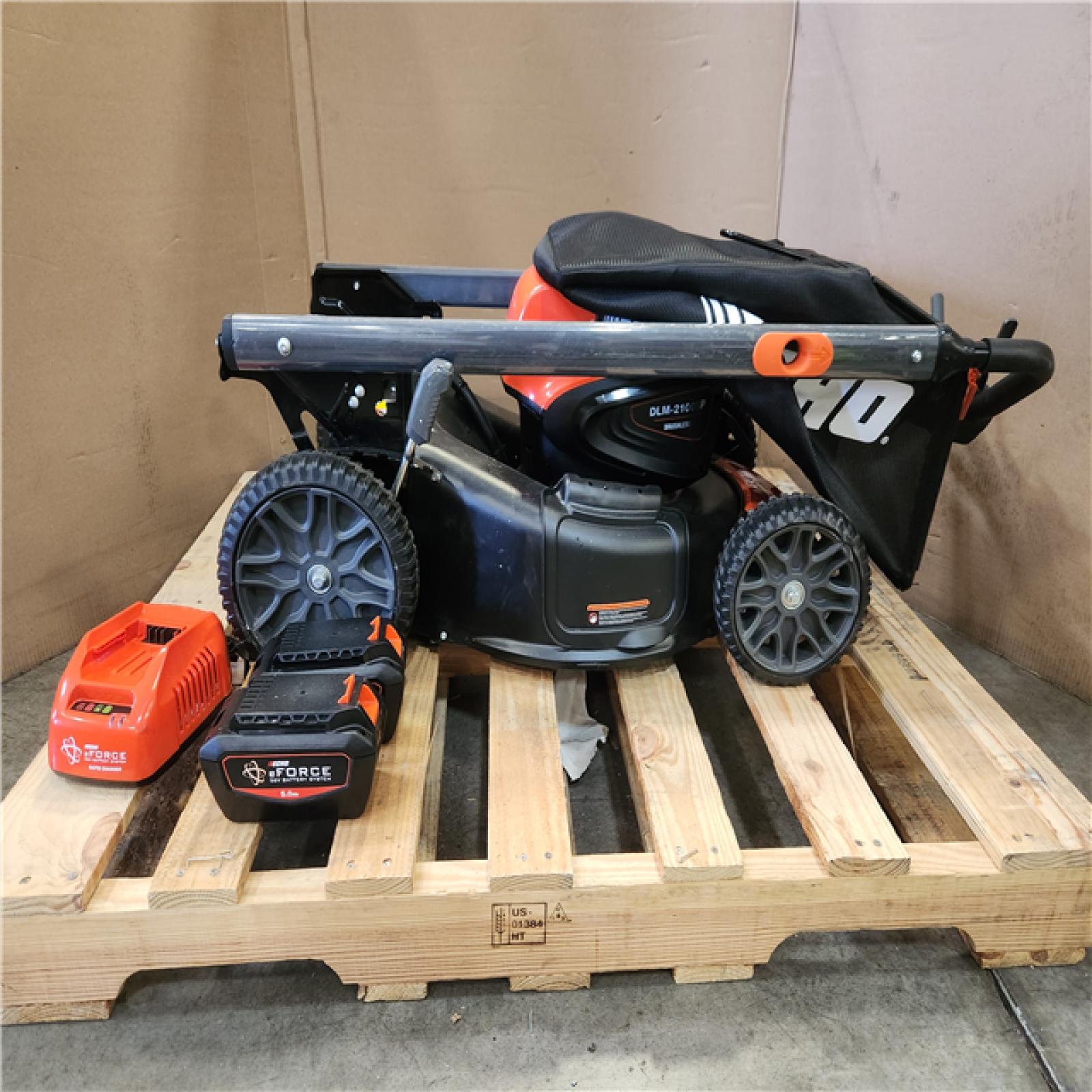 Phoenix NEW ECHO 56V 21 in. Cordless Battery 3-in-1 Walk Behind Self-Propelled Lawn Mower w/ (2) 5Ah Batteries and Rapid Charger