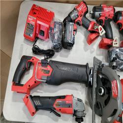 CALIFORNIA AS-IS MILWAUKEE M18 FUEL 7-TOOL COMBO KIT