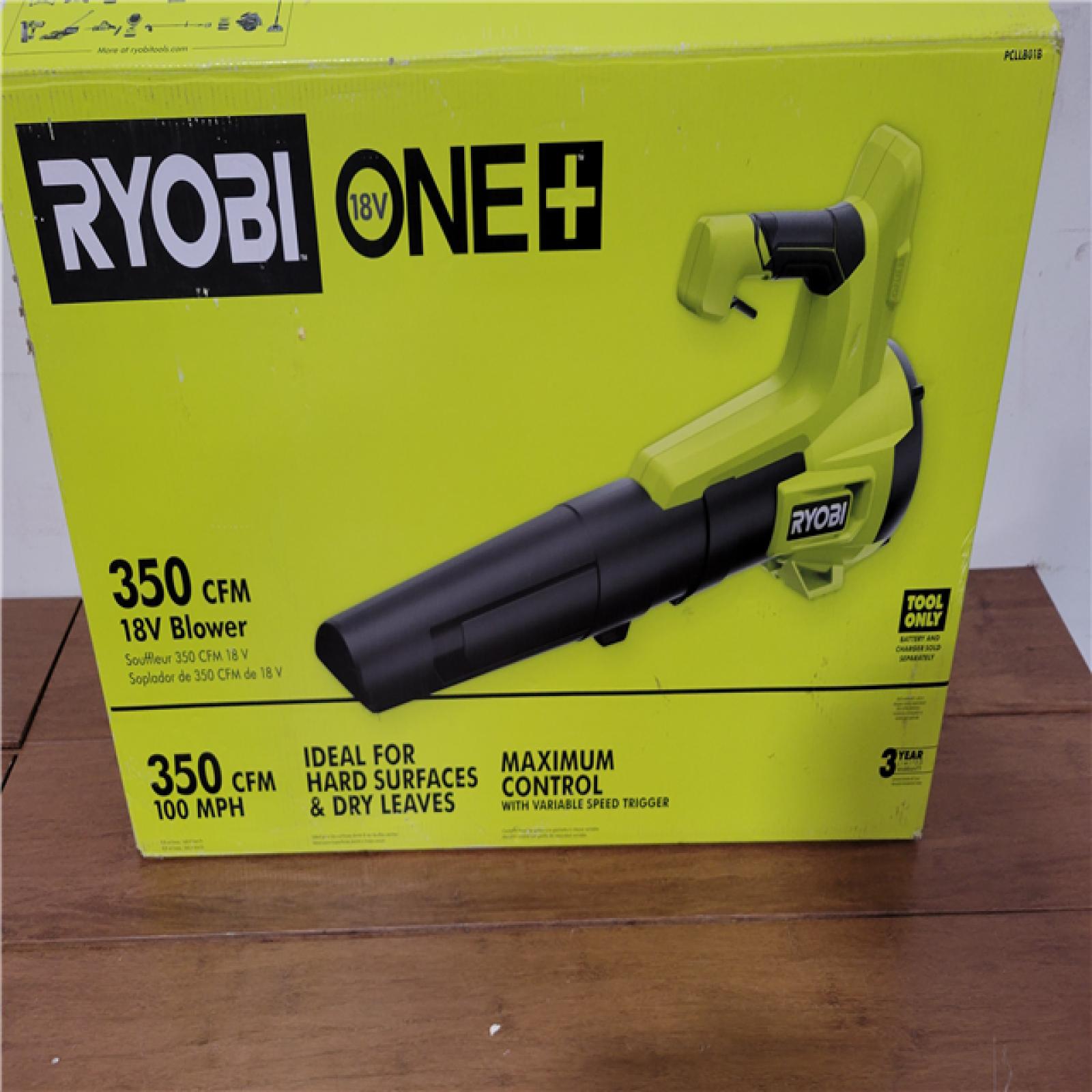 California NEW Ryobi One+ 18V 350 CFM Blower (Tool Only)