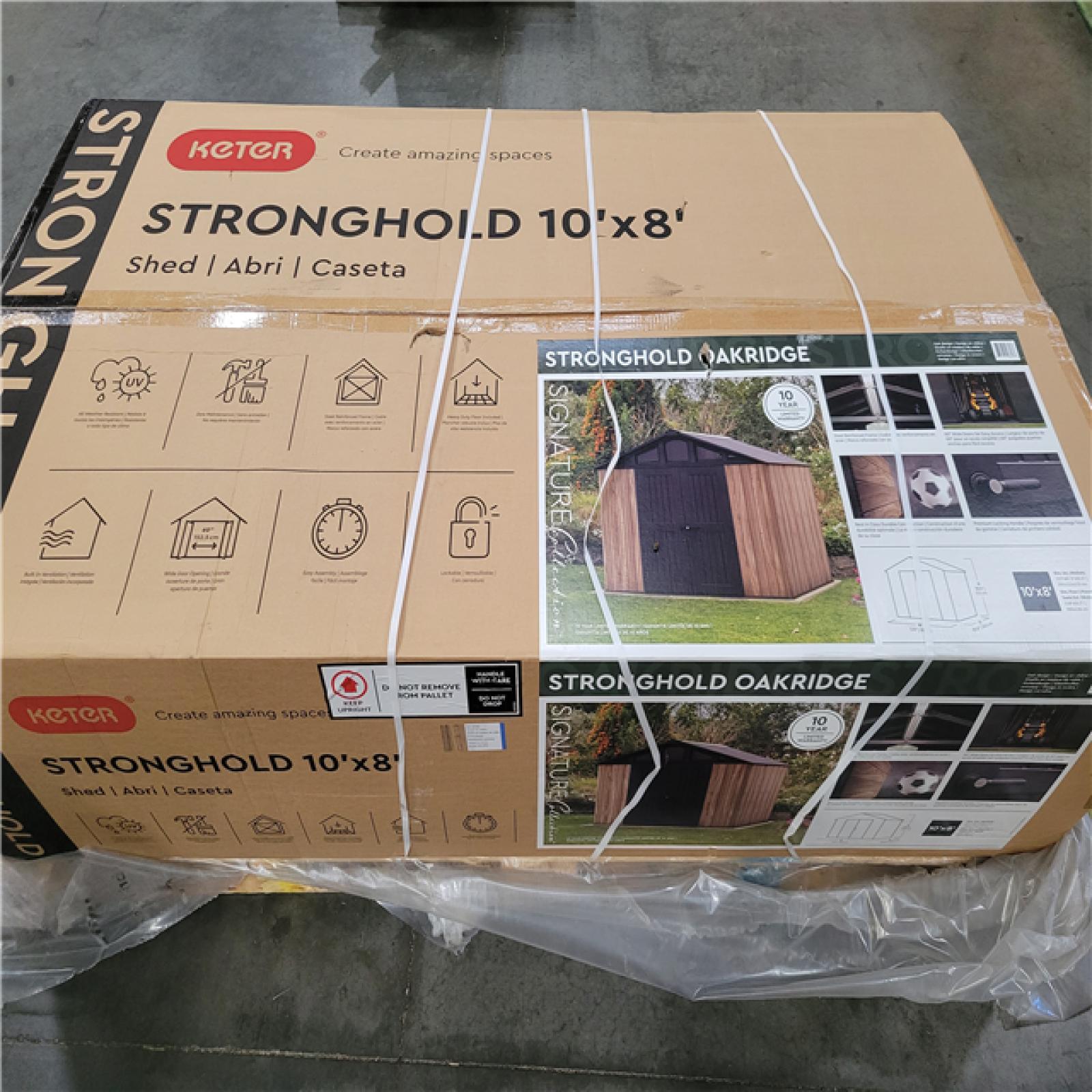 CALIFORNIA NEW KETER STRONGHOLD 10X8