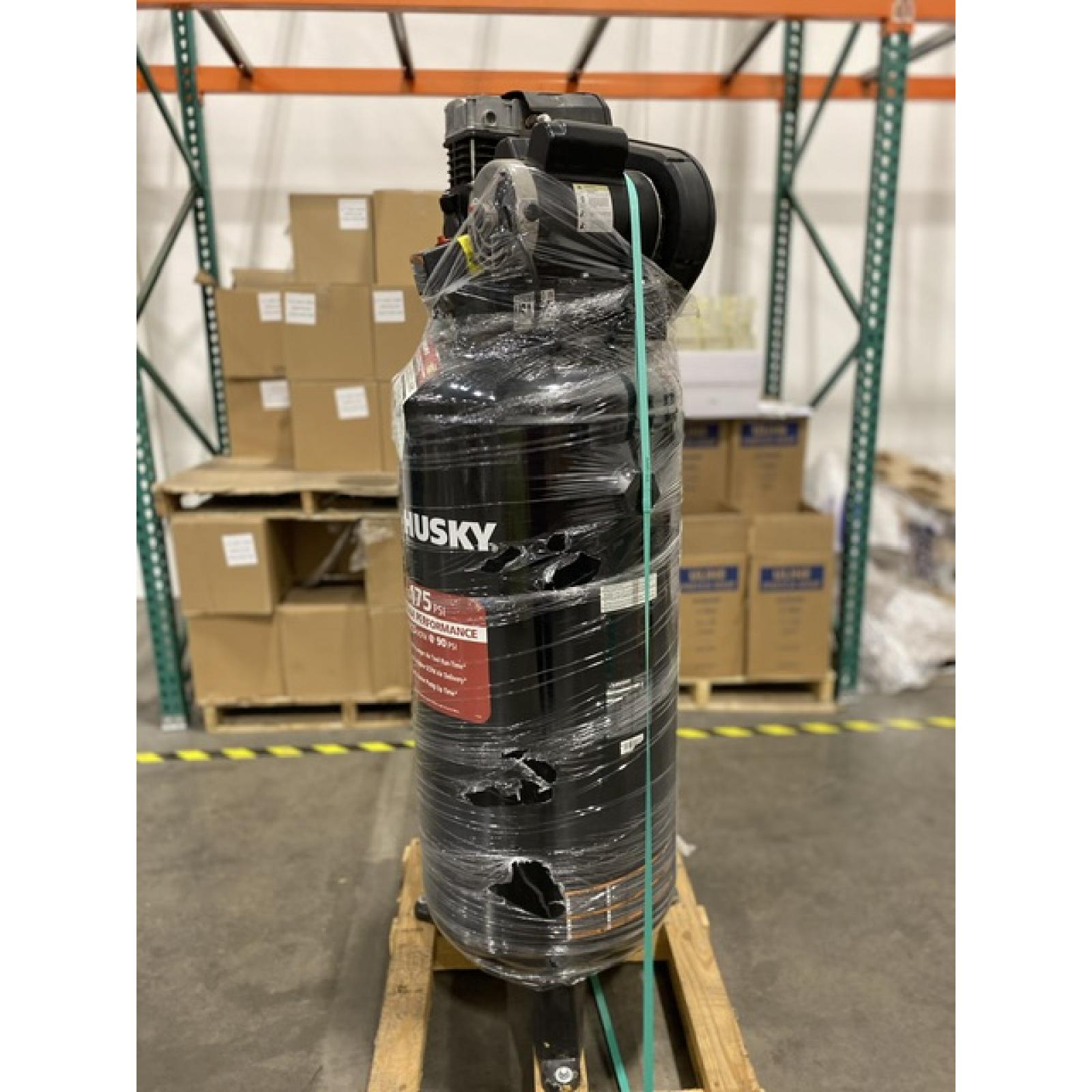 Dallas Location - As-Is Husky 60 Gal. 3.7 HP 175 PSI Electric Air Compressor