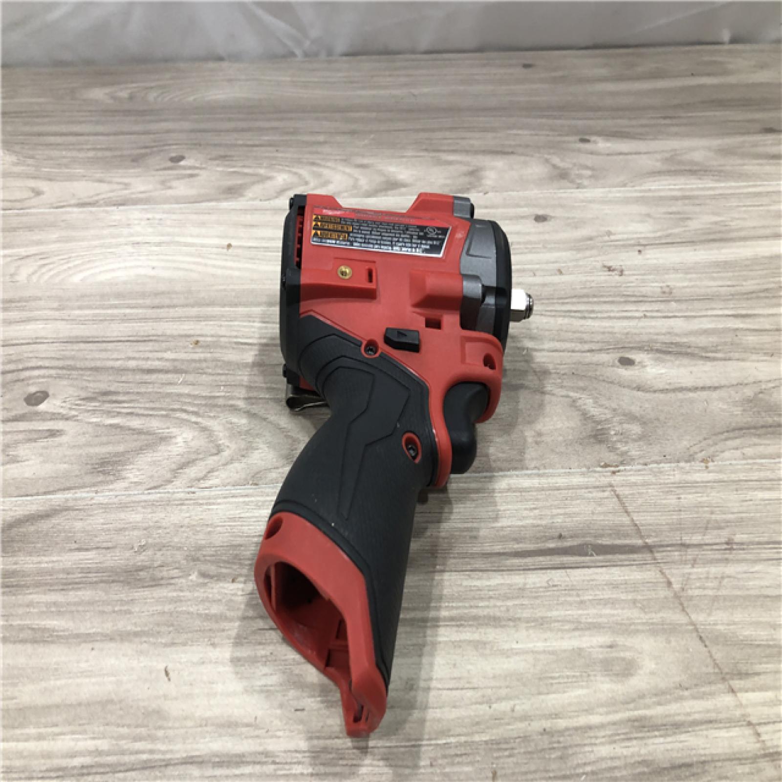 AS-IS Milwaukee FUEL 12V Lithium-Ion Cordless Stubby 3/8 in. Impact Wrench (Tool-Only)
