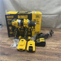 AS-IS DEWALT ATOMIC 20-Volt MAX Lithium-Ion Cordless Combo Kit (2-Tool) with (2) 2.0Ah Batteries, Charger