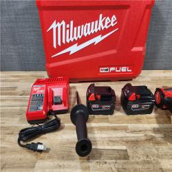 HOUSTON LOCATION - AS - IS Milwaukee FUEL 18V Lithium-Ion Brushless Cordless Hammer Drill and Impact Driver Combo Kit