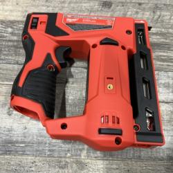 AS-IS Milwaukee 12-Volt Lithium-Ion Cordless 3/8 in. Crown Stapler (Tool-Only)