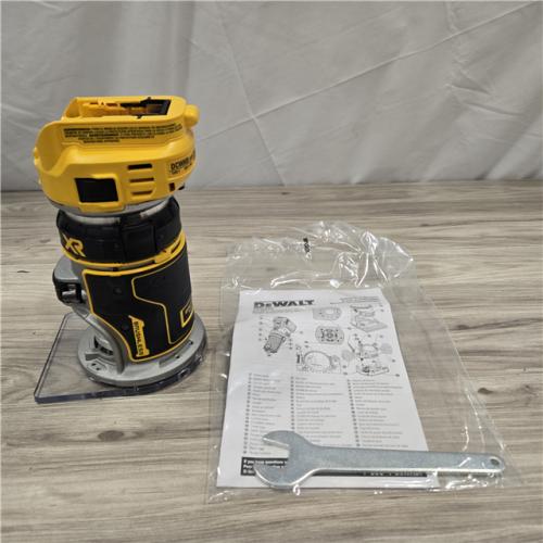 AS-IS Dewalt 20V MAX XR Brushless Cordless Compact Router (Tool Only)