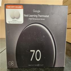 Phoenix AS-IS Google Nest Learning Thermostat (4th Gen) with 2 Nest Temperature Sensor (2nd Gen)