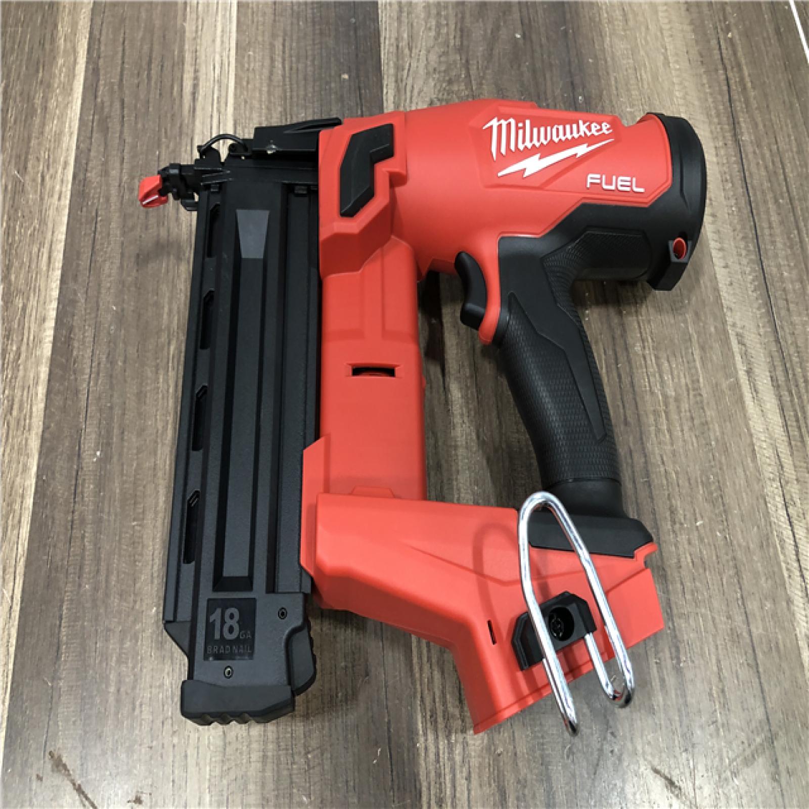 AS-IS Milwaukee  FUEL 18-Volt Lithium-Ion Brushless Cordless Gen II 18-Gauge Brad Nailer (Tool-Only)