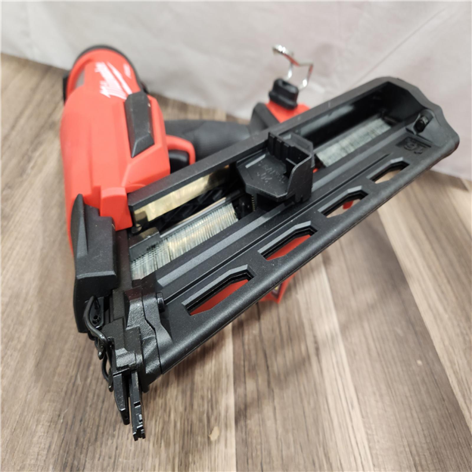 AS-IS- Milwaukee 18V Cordless Gen II 16 Gauge Angled Finish Nailer (Tool Only)