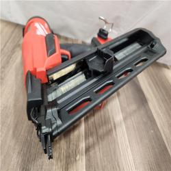 AS-IS- Milwaukee 18V Cordless Gen II 16 Gauge Angled Finish Nailer (Tool Only)