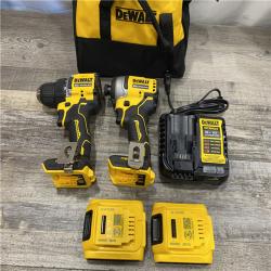 AS-IS DEWALT ATOMIC 20-Volt MAX Lithium-Ion Cordless (2-Tool) Combo Kit