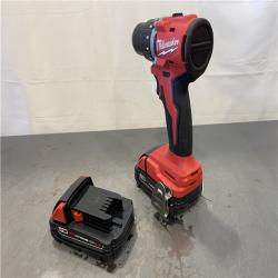 AS-IS - Milwaukee M18 18V Lithium-Ion Brushless Cordless 1/2 in. Compact Drill/Driver Kit