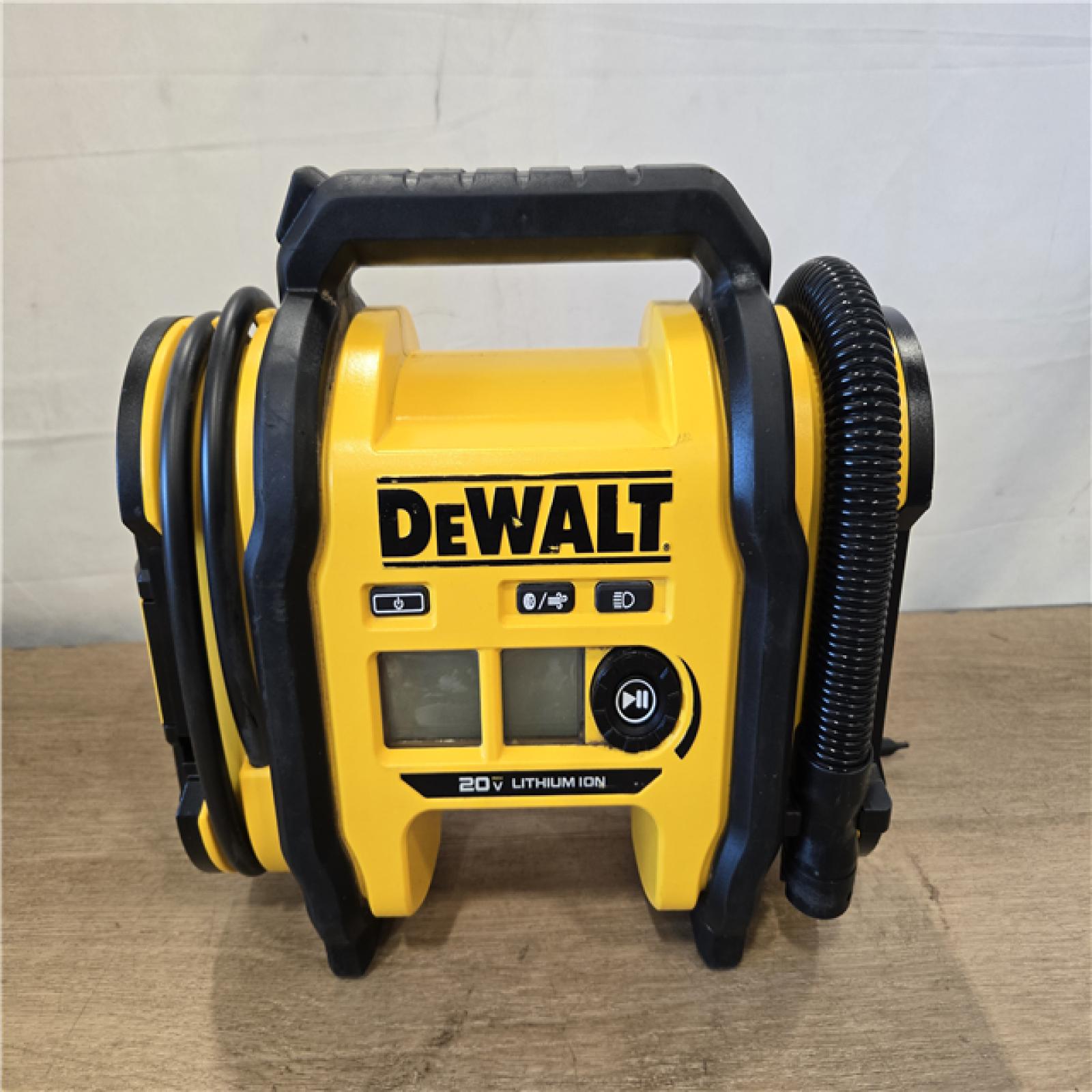 AS-IS DEWALT 20V MAX Cordless Electric Portable Inflator (Tool Only)