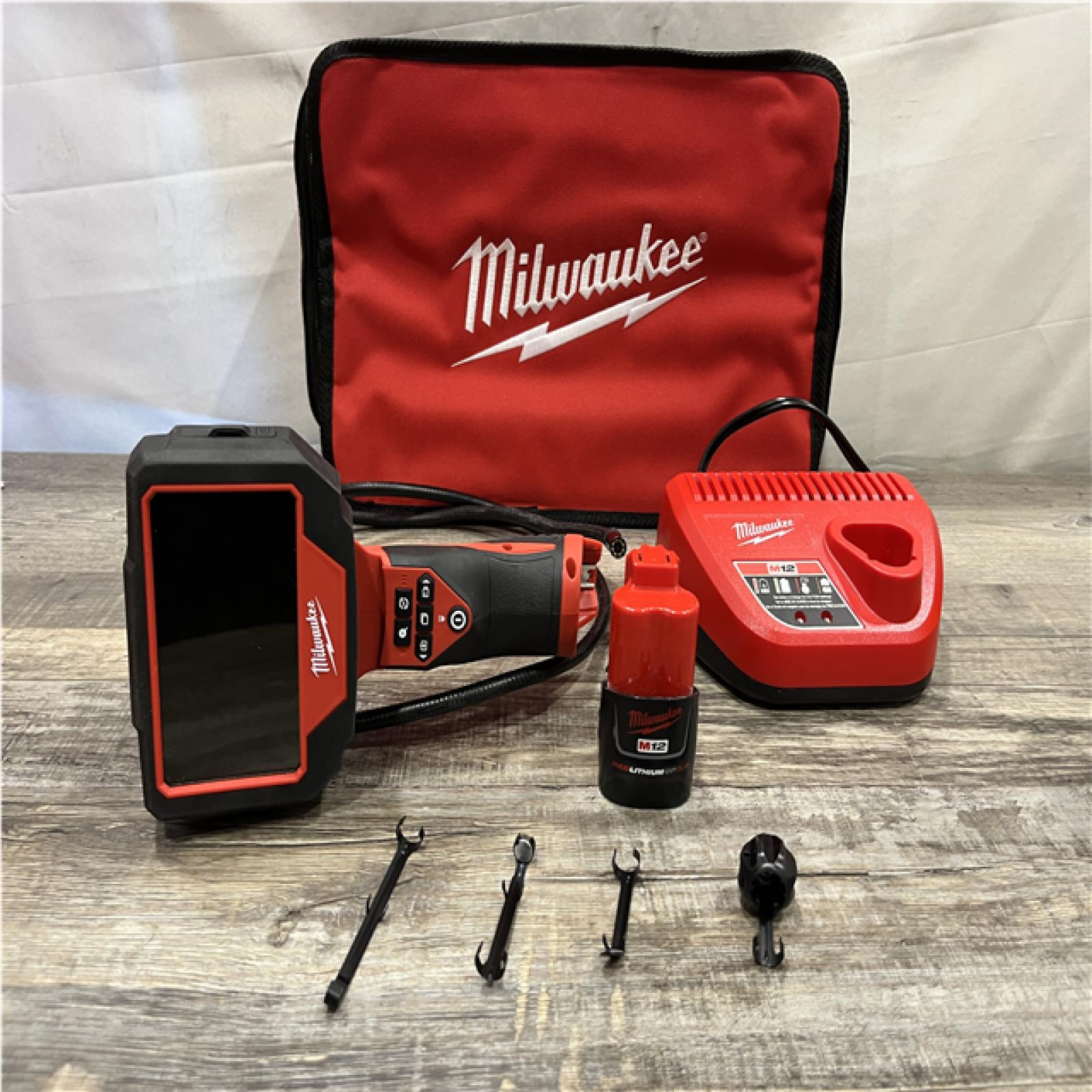 AS-IS Milwaukee 12V Lithium-Ion Cordless M-SPECTOR 360-Degree 4 ft. Inspection Camera Kit