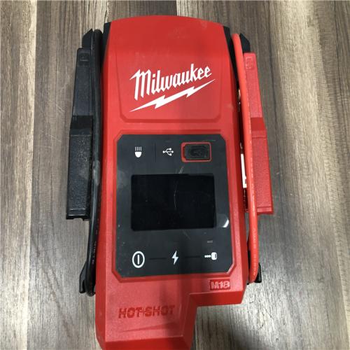AS-IS Milwaukee 18V Lithium-Ion Cordless 2000 Peak Amp HOTSHOT Jump Starter (Tool-Only)