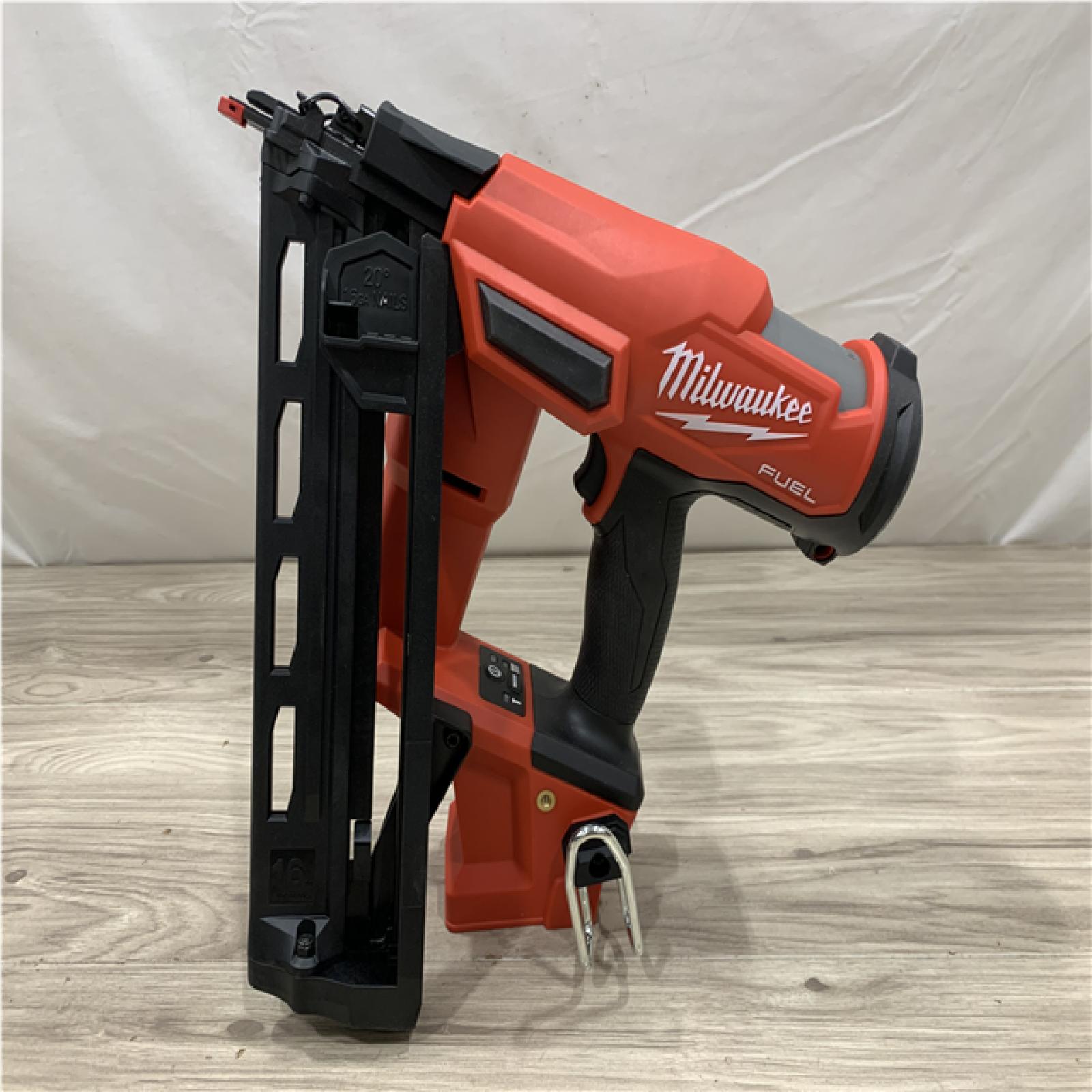 AS-IS Milwaukee FUEL 18-Volt Lithium-Ion Brushless Cordless Gen II 16-Gauge Angled Finish Nailer (Tool-Only)