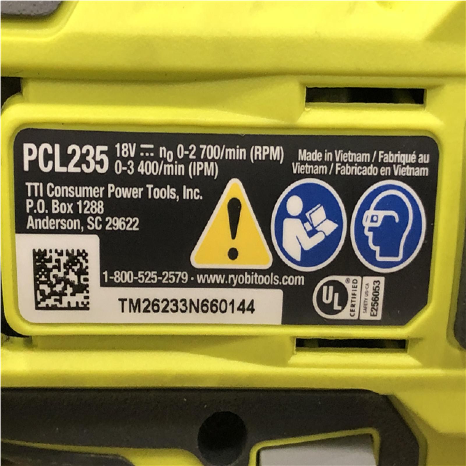AS-IS RYOBI ONE+ 18V Cordless 4-Tool Combo Kit with 1.5 Ah Battery  4.0 Ah Battery  and Charger